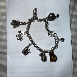 Brighton silver Georgia charm bracelet